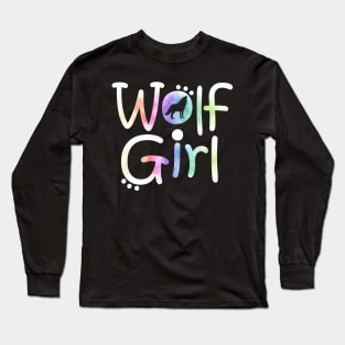 wolf girl Long Sleeve T-Shirt